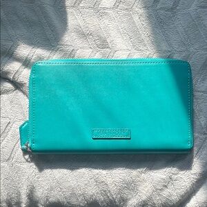 Vera Bradley Turquoise Clutch/Wallet